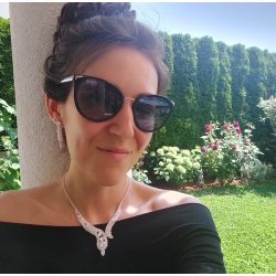   Комплект бижута с кристали Грация