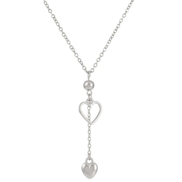 Колие от медицинска стомана със сърце