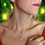 Нежен комплект бижута Кристал код 275