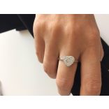 Пръстен Сърце от стомана код 347