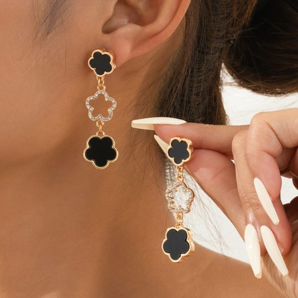 Луксозни вечерни обеци 