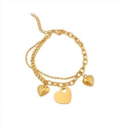   Гривна в златисто от стомана Тера