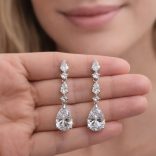 Луксозни обеци на клипс