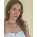 Сребристо колие на два реда Love 