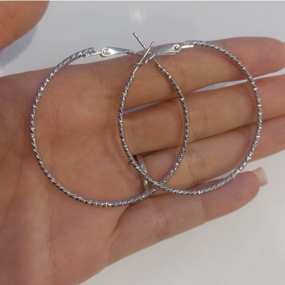 Кръгли големи обеци 