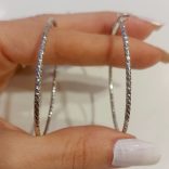 Кръгли големи обеци 