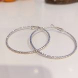 Кръгли големи обеци 