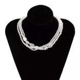 Тройно колие с перли